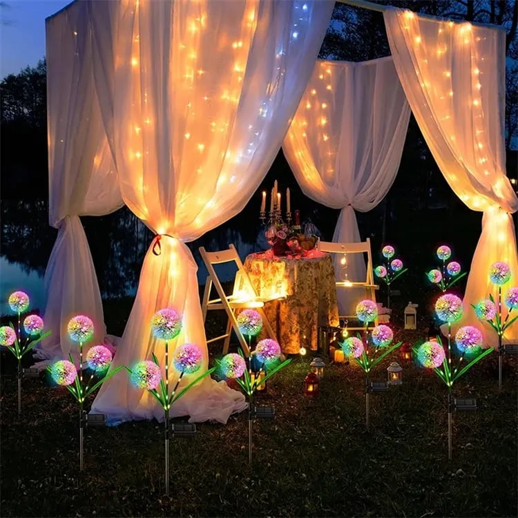 Last Day 70% - Dandelion Flower Solar Garden Lights