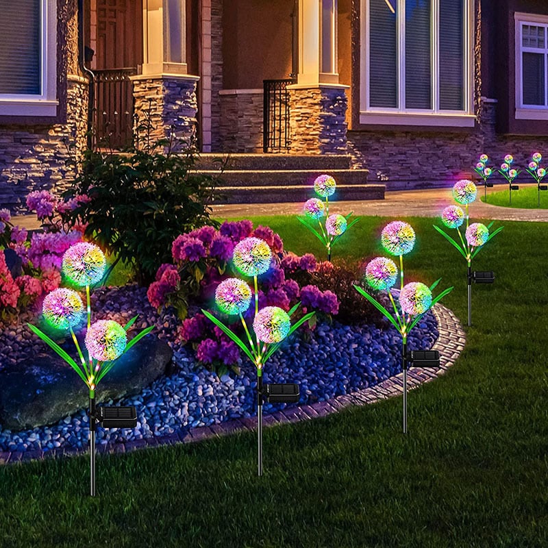 Last Day 70% - Dandelion Flower Solar Garden Lights