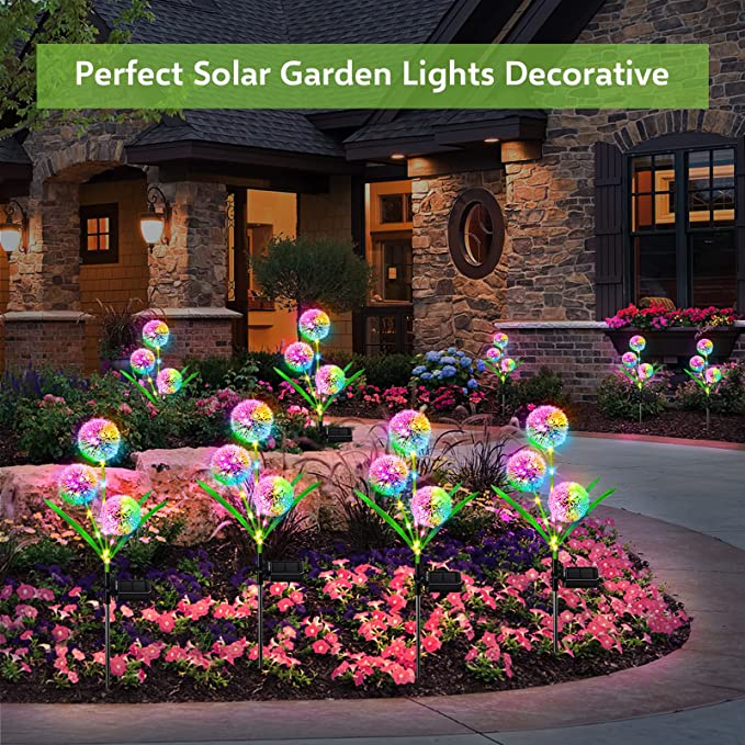 Last Day 70% - Dandelion Flower Solar Garden Lights