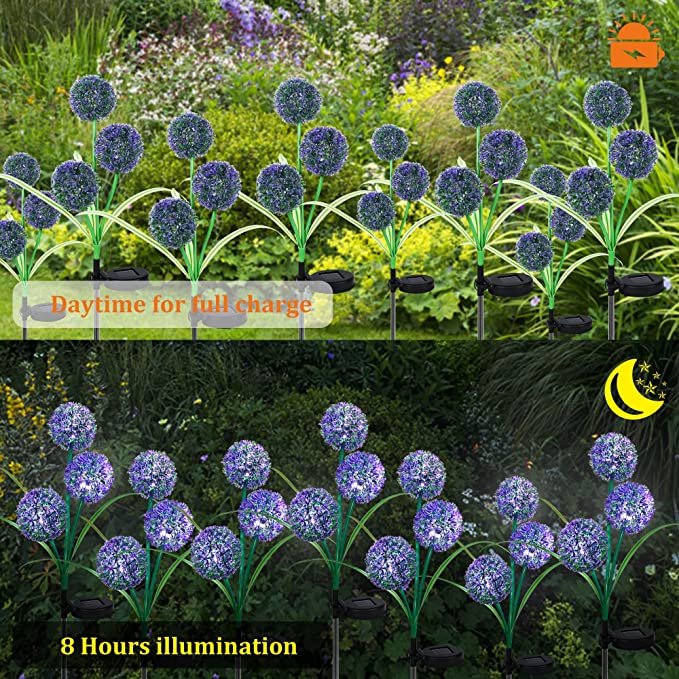 Last Day 70% - Dandelion Flower Solar Garden Lights