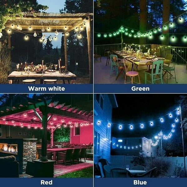 Last Day 70% OFF - Waterproof Solar Powered LED Outdoor String Lights