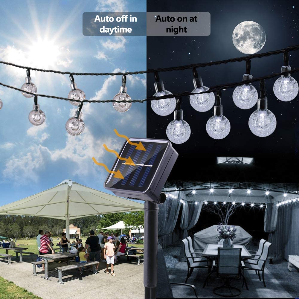 Last Day 70% OFF - Waterproof Solar Powered LED Outdoor String Lights