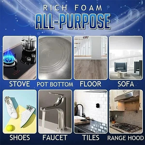 (Last Day 70% OFF) All Purpose Rinse Cleaning Foam – 2023 Spring CleanUp Must Have!