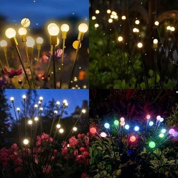 Last Day 70% OFF- Solar Powered Firefly Garden Light