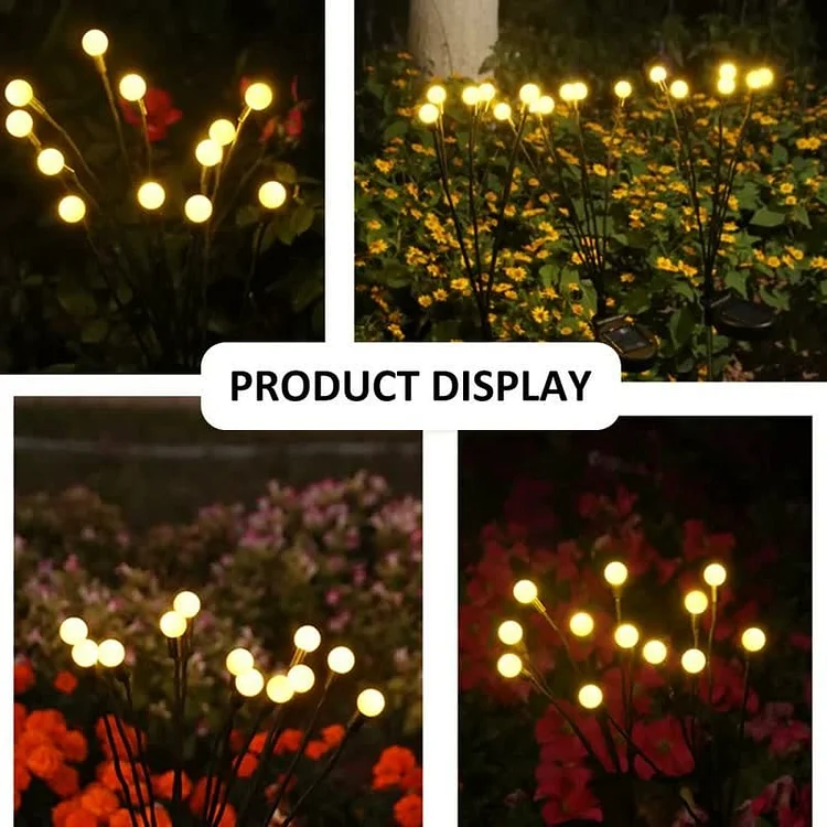 Last Day 70% OFF- Solar Powered Firefly Garden Light