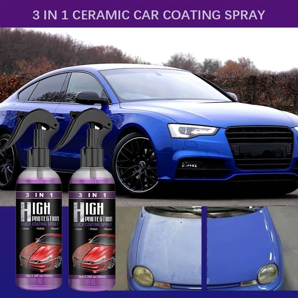 teepors - 3 in 1 Ceramic Car Coating Spray