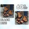 Last Day Promotion 50% OFF - Leather Orthopedic Arch Support Sandals Diabetic Walking Cross Sandals