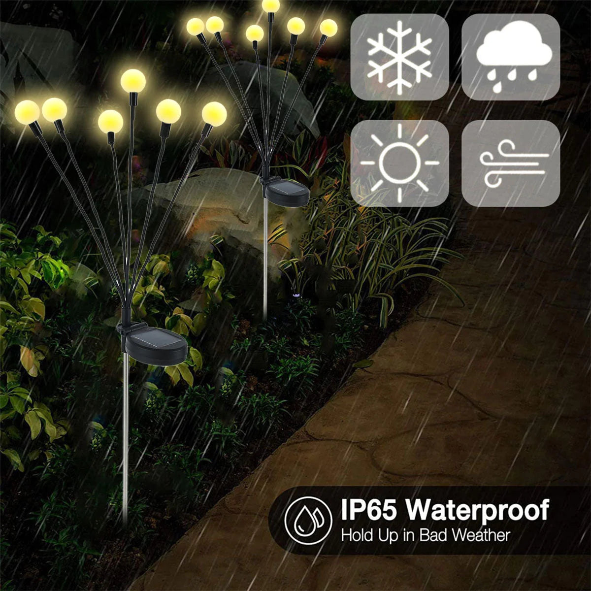 (LAST DAY SALE) - GK Solar Powered Firefly Lights