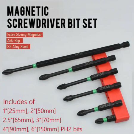 PH2 Magnetic Screwdriver Bit Set - Drilling work no longer be complicated
