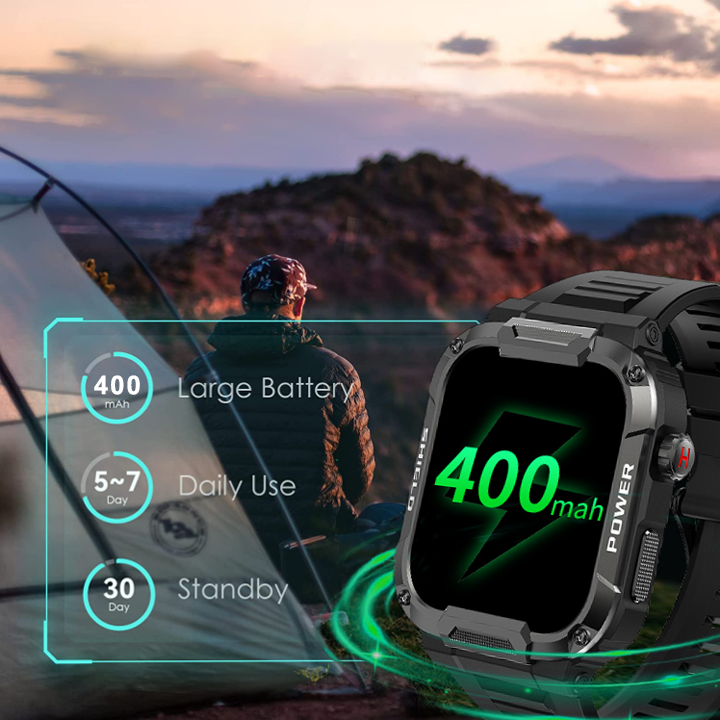 Rugged Military Smart Sport Watch Ultra