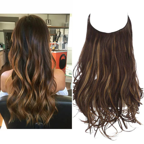 Seamless Halo Hair Extensions