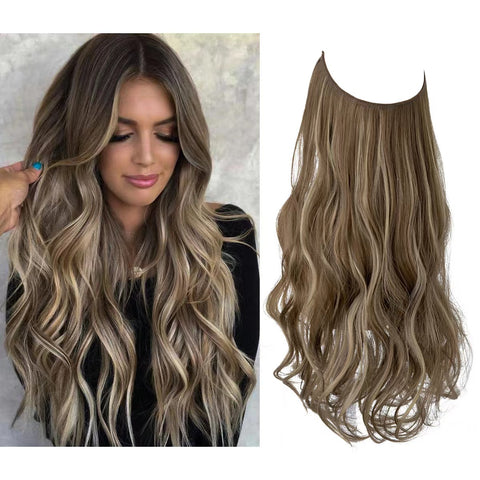 Seamless Halo Hair Extensions