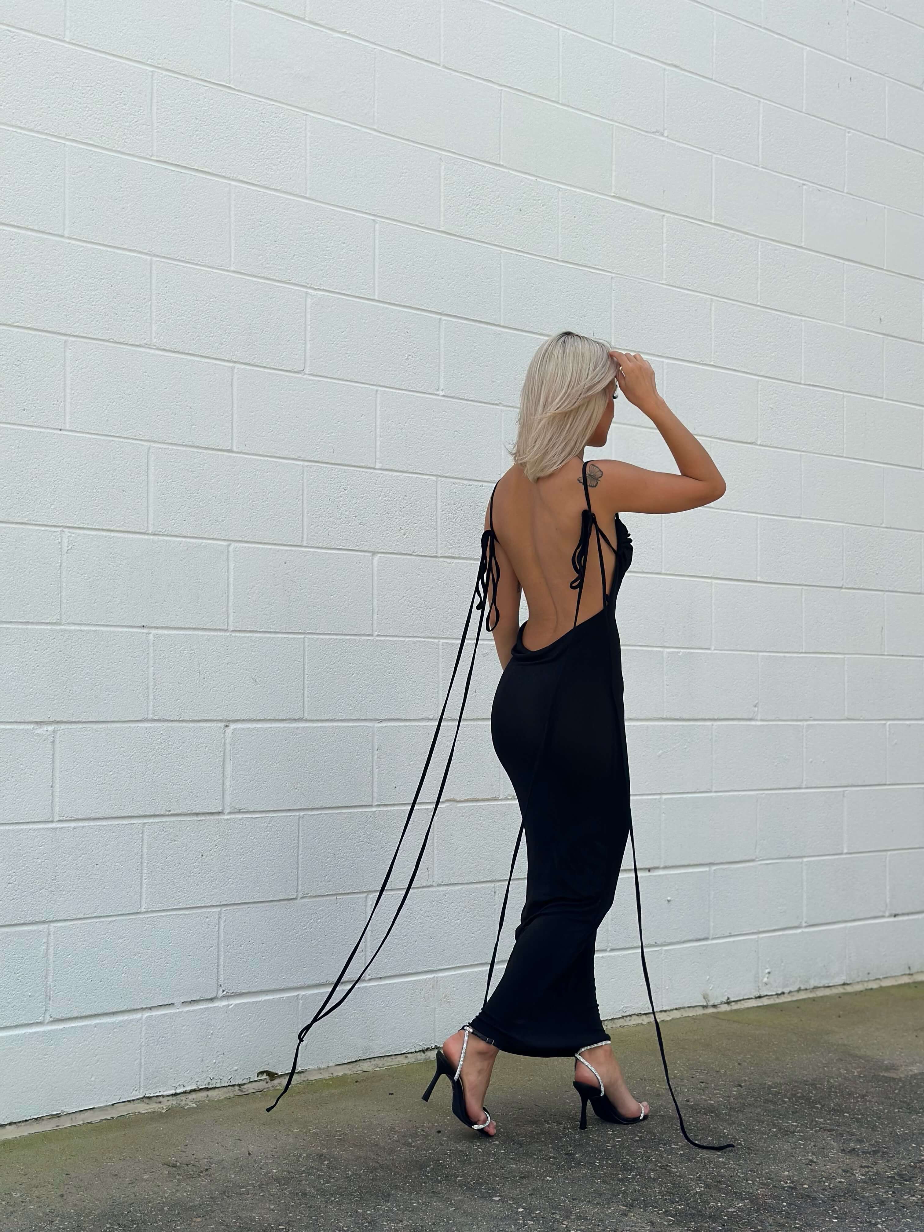 Serenity Backless Maxi Dress