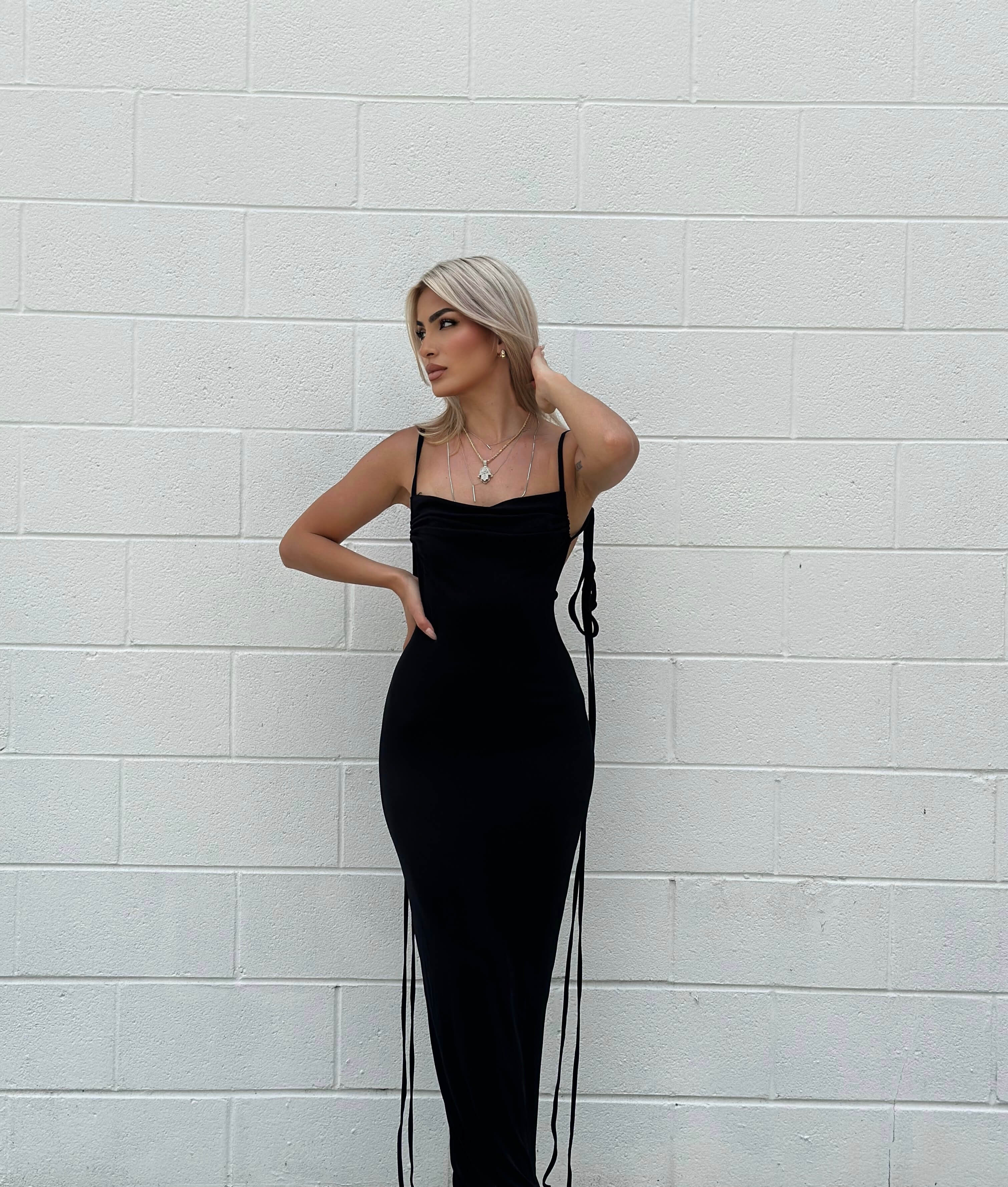 Serenity Backless Maxi Dress