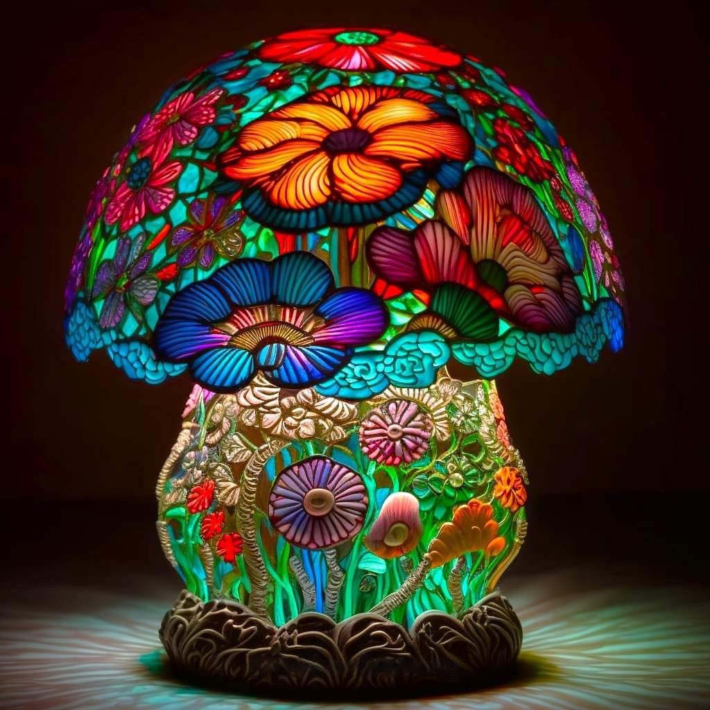 Stained Glass Plant Series Table Lamp (Last Day Sale 49% OFF)