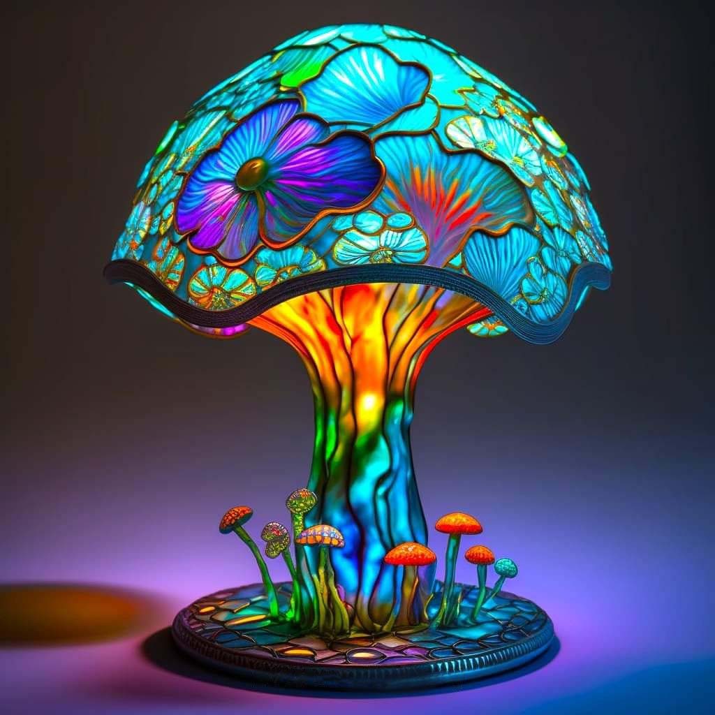 Stained Glass Plant Series Table Lamp (Last Day Sale 49% OFF)