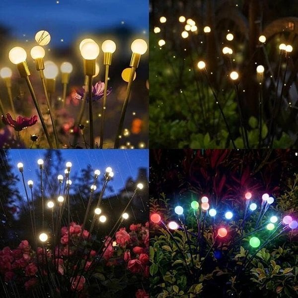 Summer Hot Sale 47% OFF - Solar Powered Firefly Garden Light