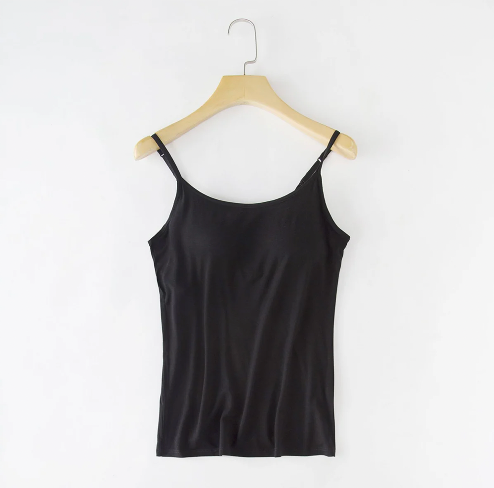 Tank Top with Built in Bra Camisole