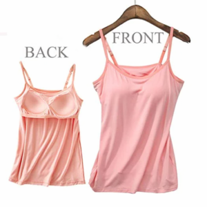 Tank Top with Built in Bra Camisole