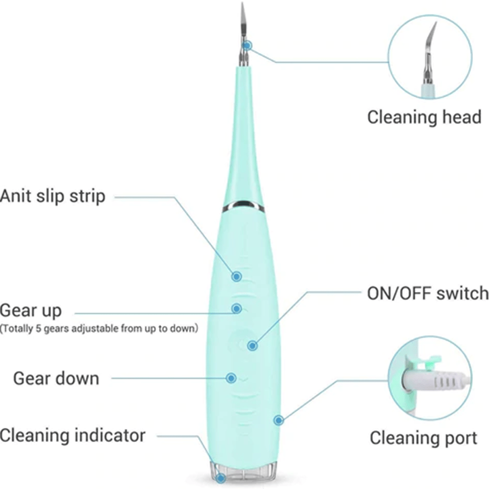 Ultrasonic Tooth Cleaner - White Teeth in Minutes