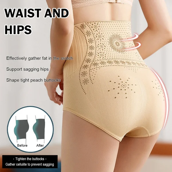 Women's High Waist Tummy Control Shaping Panties Graphene Honeycomb Vaginal Tightening Pill