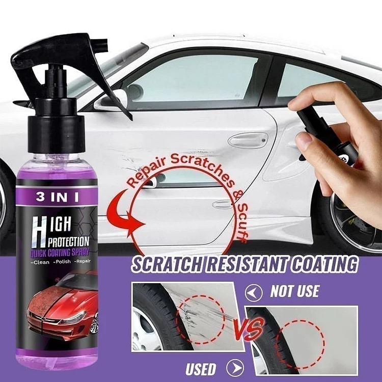 3 in 1 Ceramic Car Coating Spray (Buy 2 get 1 free)