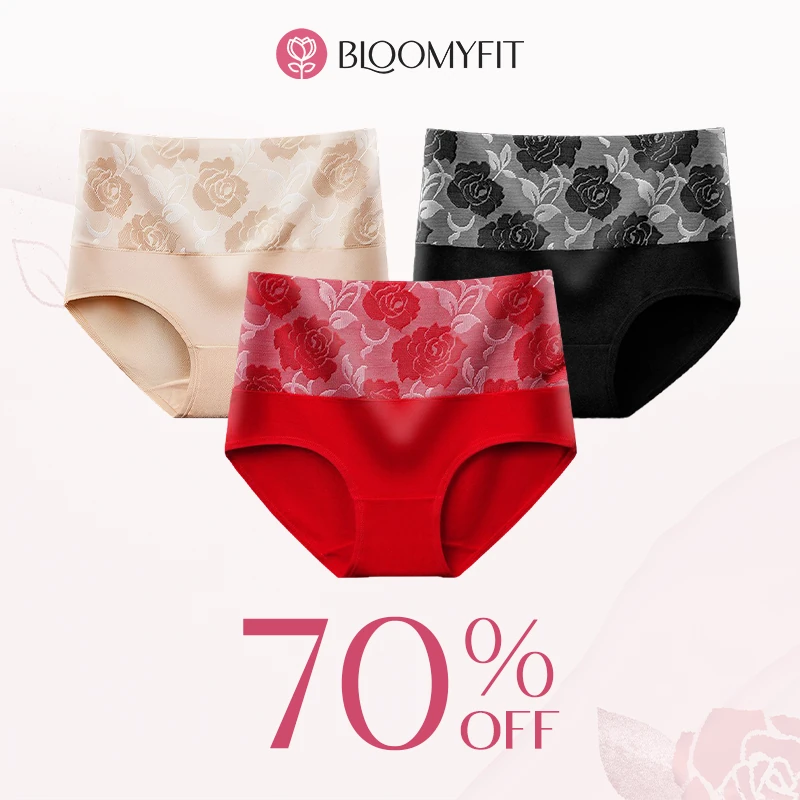 BloomyFit - High Waist Antibacterial Panties