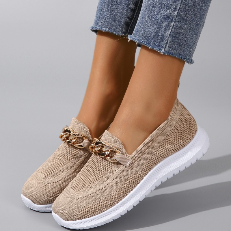 Breathable Flyweave Loafer Low-Top Walking Shoe