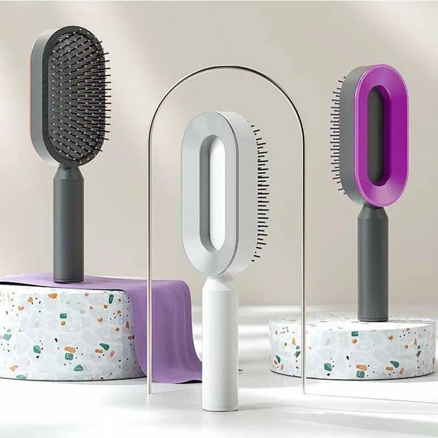 Brush Co-op  Self Cleaning Hairbrush