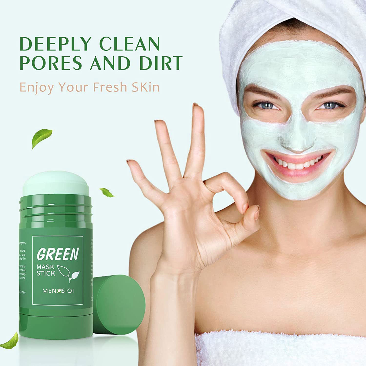 (Father's Day Sale 50% OFF) Poreless Deep Cleanse Green tea mask