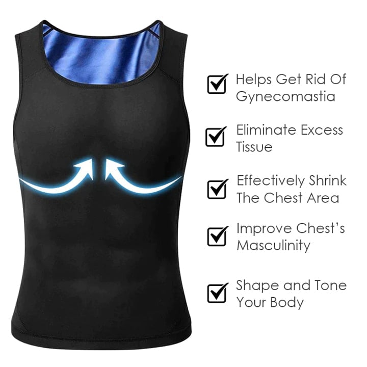 Guys Men Chest Gynecomastia Compression Top