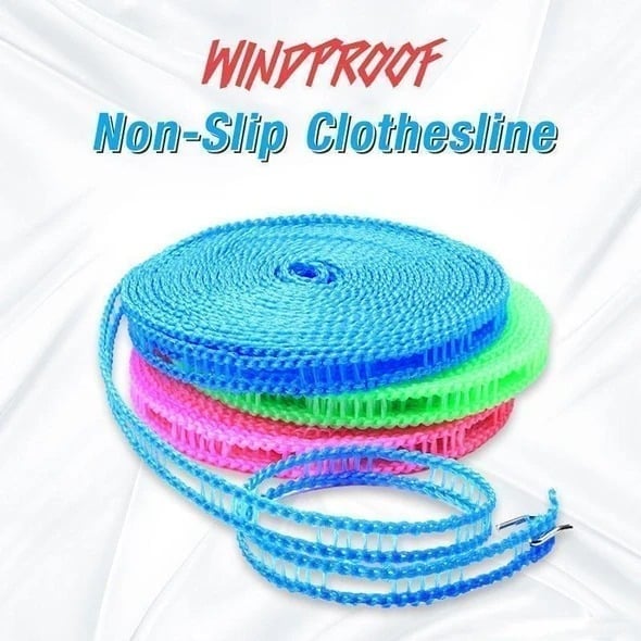 HOT SALE NOW 48% OFF - Windproof Non-Slip Clothesline (32 ft)