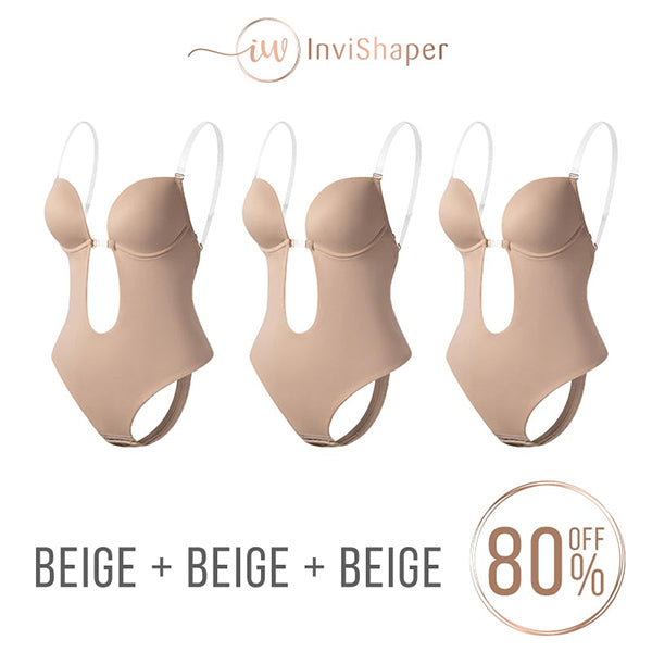 InviShaper - Plunge Backless Body Shaper Bra