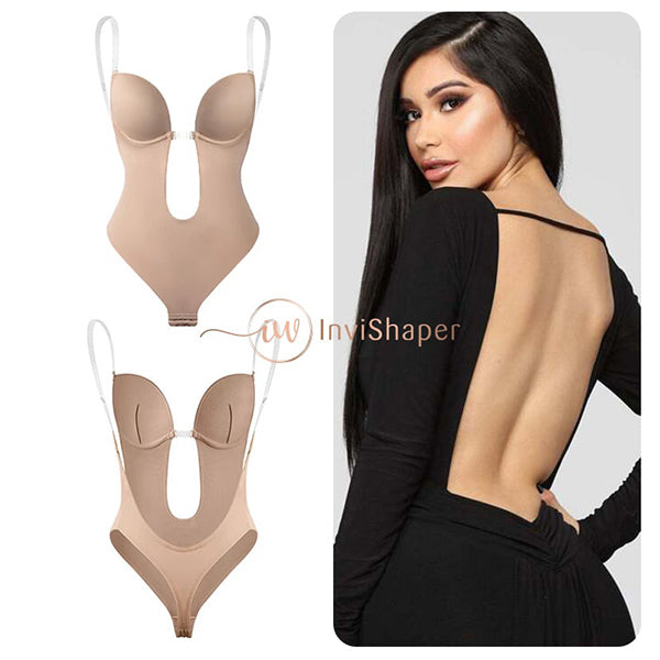 InviShaper - Plunge Backless Body Shaper Bra