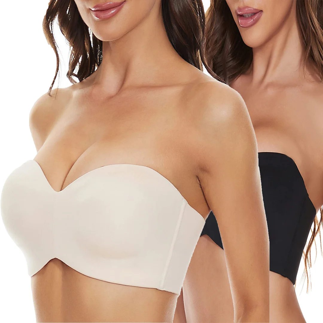 LAST DAY 49% OFF - Full Support Non-Slip Convertible Bandeau Bra