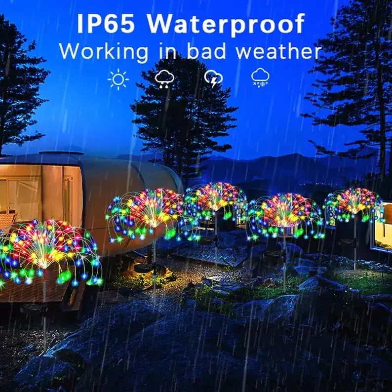 Conditiono LAST DAY 70% OFF - Waterproof Solar Garden Fireworks Lamp