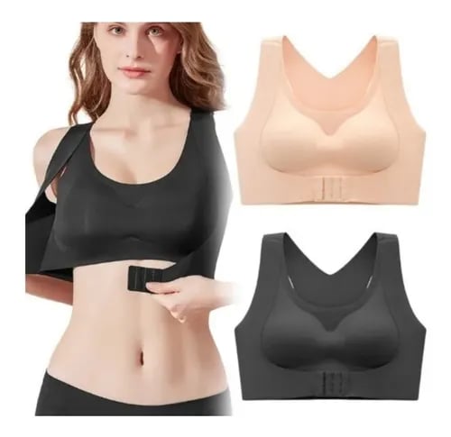 (Last Day Buy 1 Get 2 Free) - Posture Correcting Front Buckle Bra