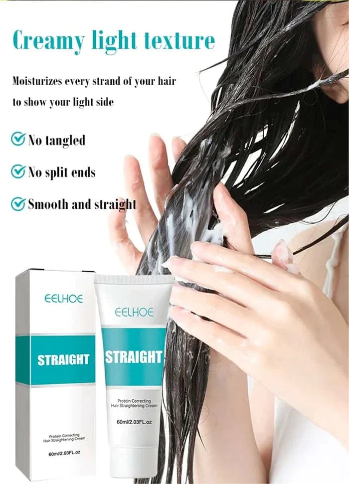 Last Day Promotion 49% OFF - Silk and Keratin Treatment Hair Straightening Cream