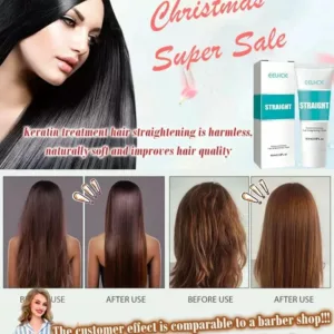 Last Day Promotion 49% OFF – Silk and Keratin Treatment Hair Straightening Cream