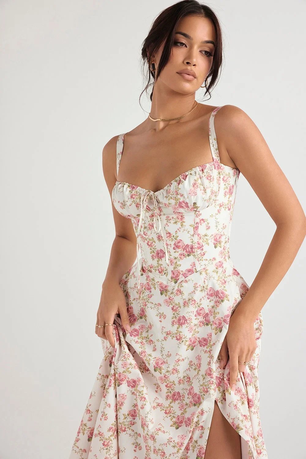 NEW WOMEN'S PRINT BUSTIER SUNDRESS