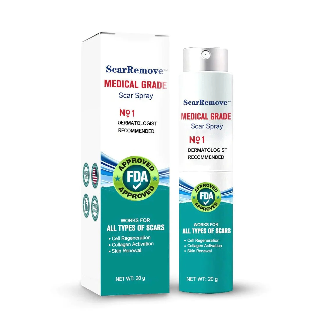 ScarRemove Advanced Scar Spray For All Types of Scars - For example Acne Scars, Surgical Scars and Stretch Marks