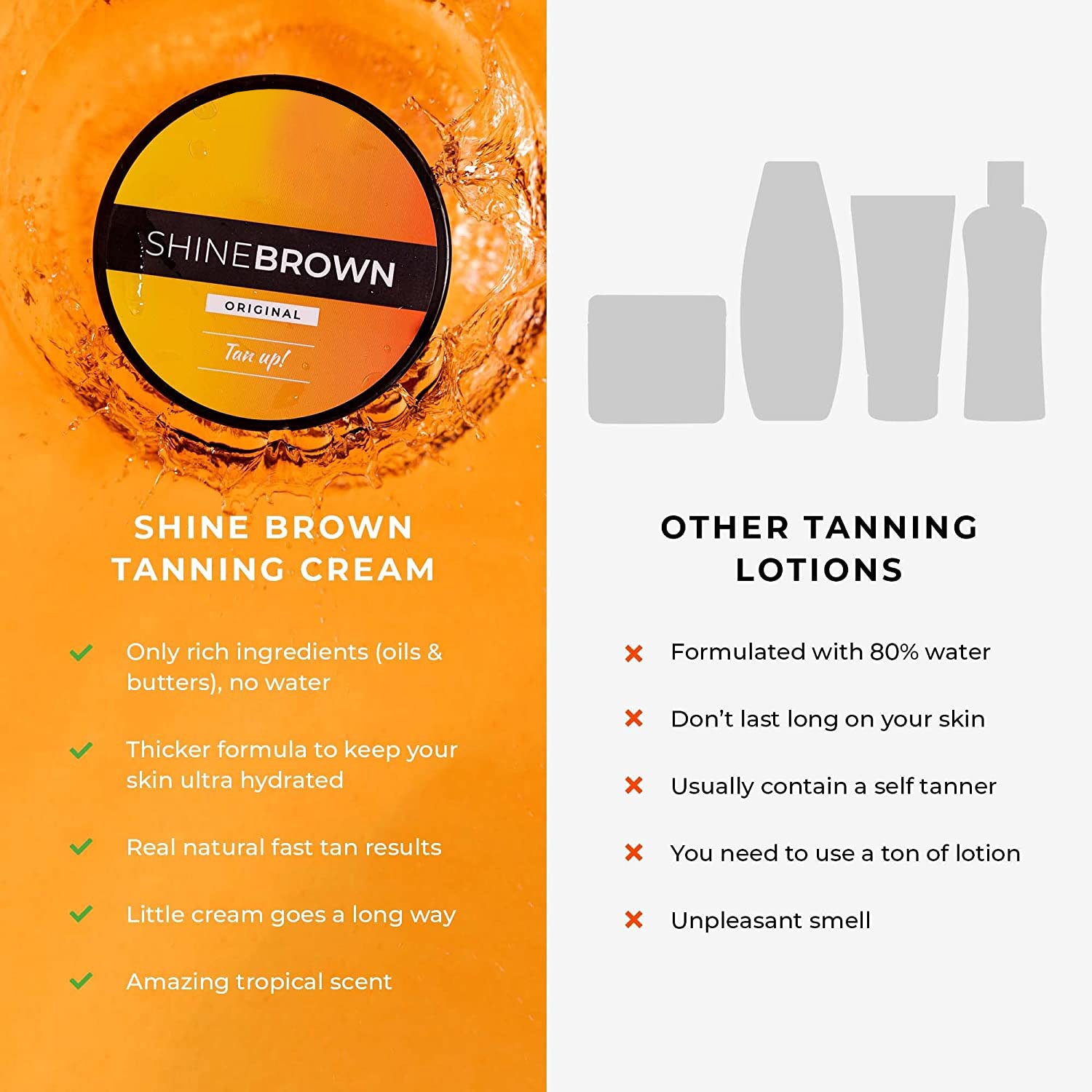 Shine Brown Tanning Cream FB