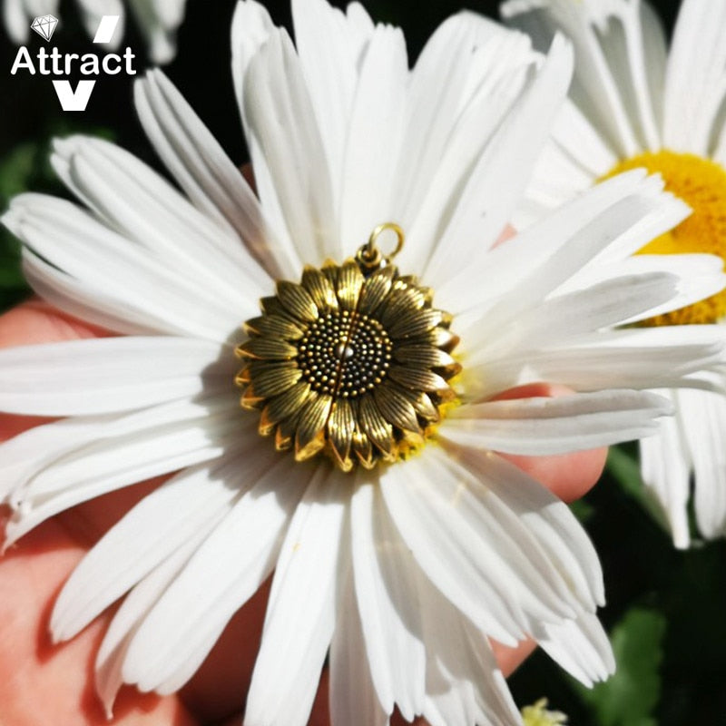 Sunshine Sunflower Necklace