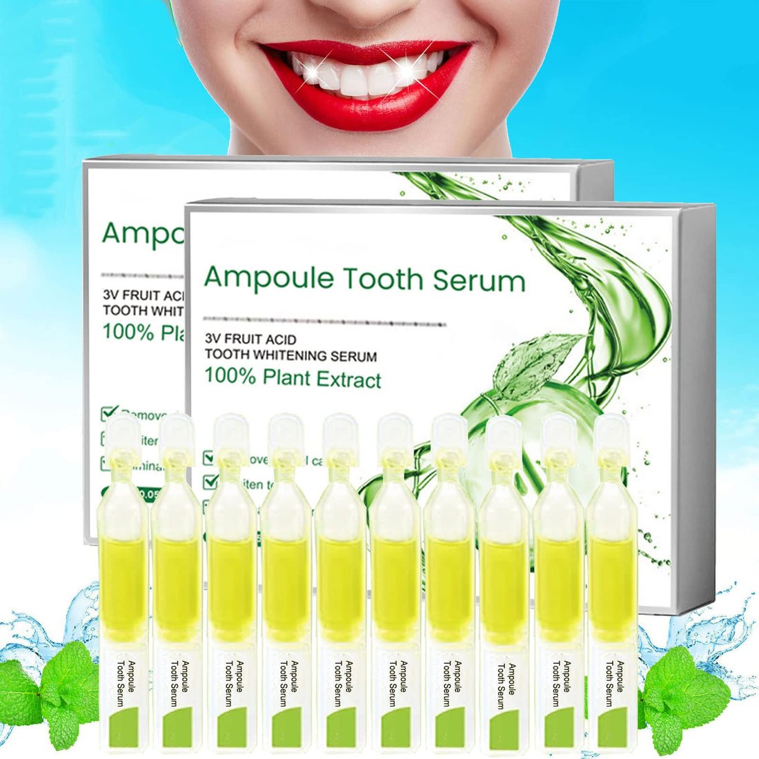 TLOPATM Ampoule Toothpaste, Removal of tartar and plaque bacteria and Teeth Whitening Essence Toothpaste.