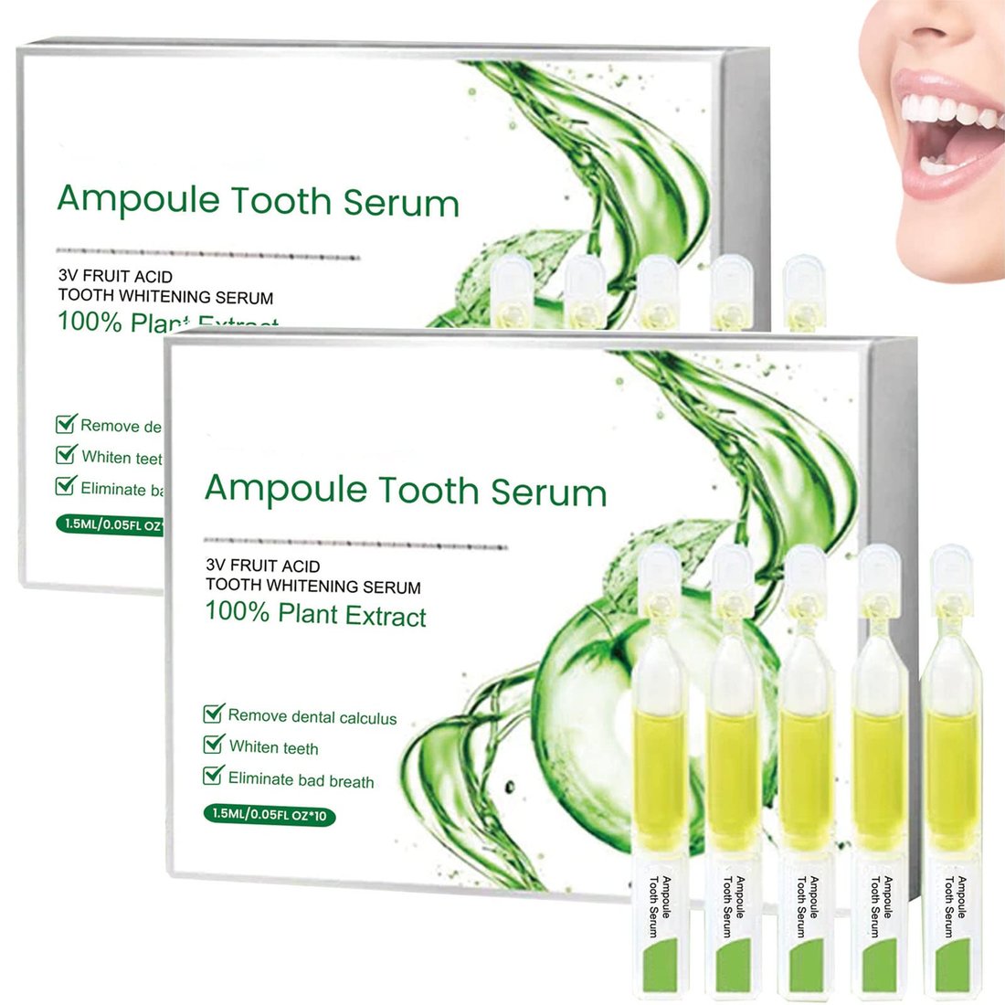 TLOPATM Ampoule Toothpaste, Removal of tartar and plaque bacteria and Teeth Whitening Essence Toothpaste.