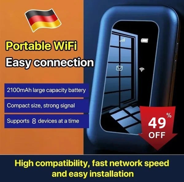 Today's Promotion - (SAVE 49% OFF) - Wireless Portable WiFi Mobile Broadband