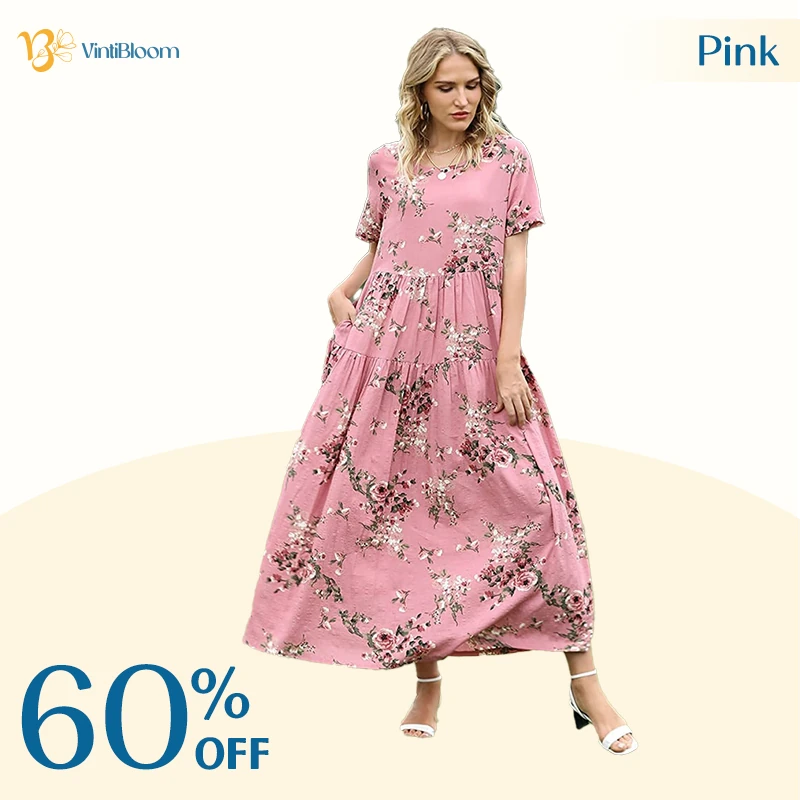 VintiBloom - Floral Summer Dress