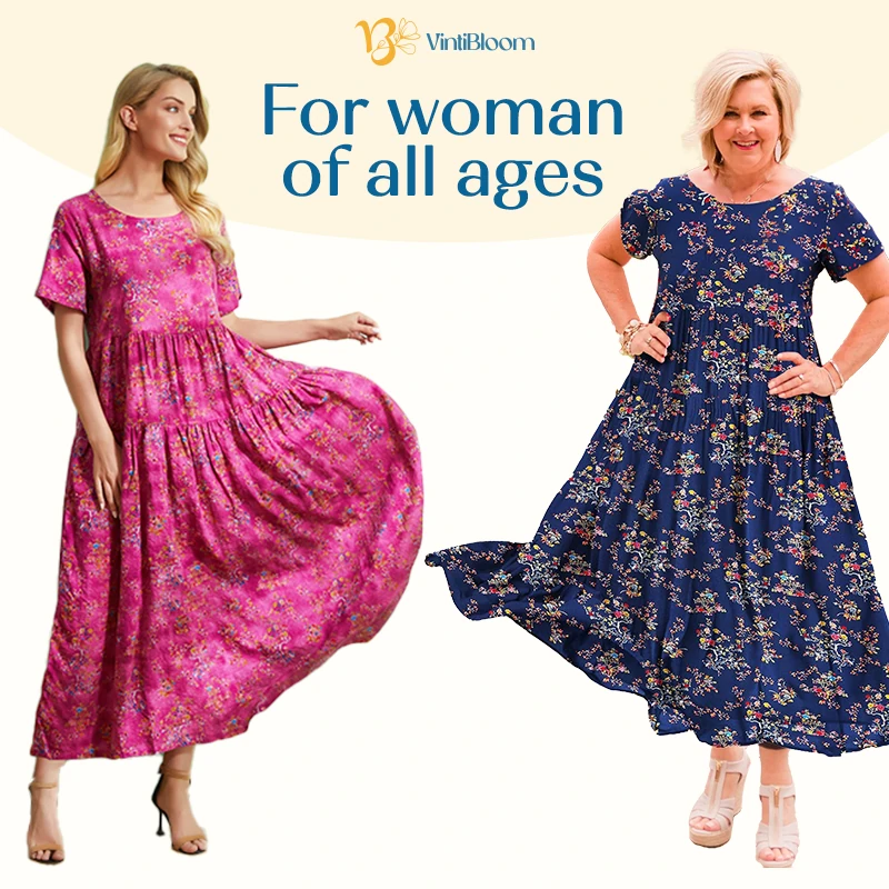 VintiBloom - Floral Summer Dress