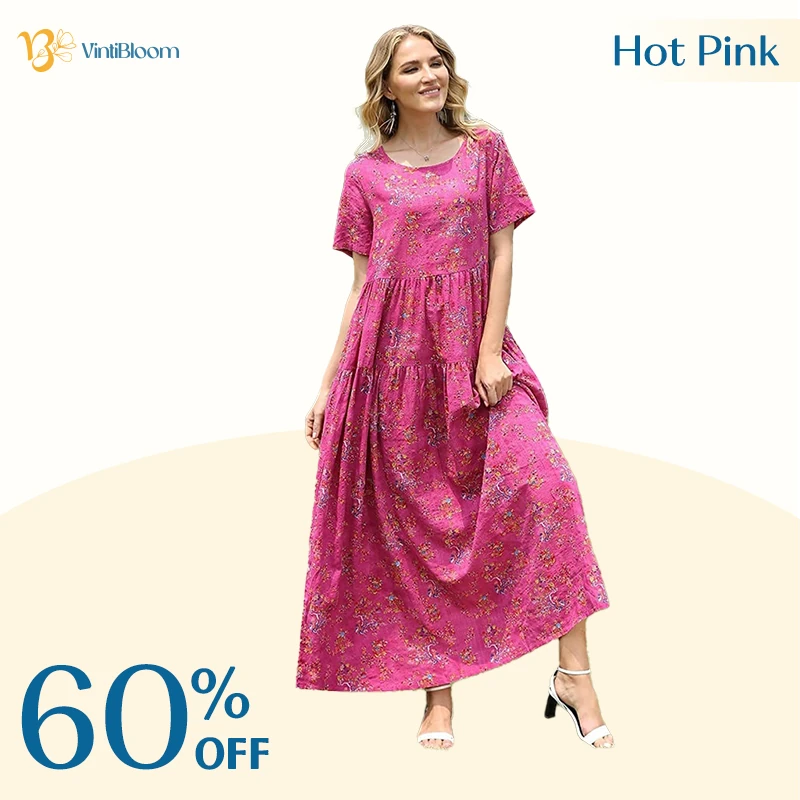 VintiBloom - Floral Summer Dress