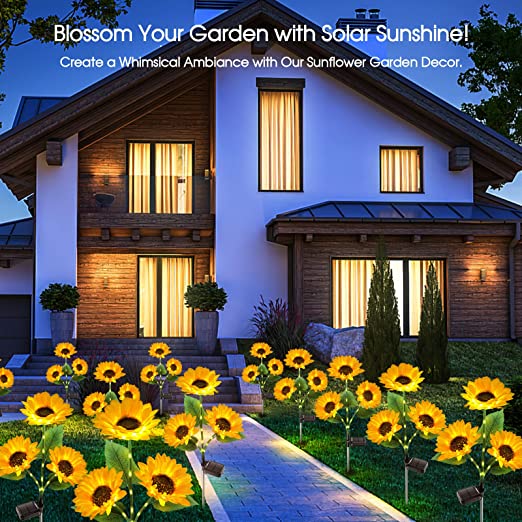 Waterproof Solar Sunflower Light